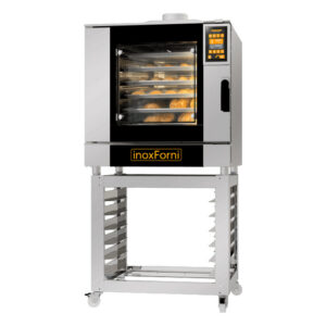 Horno de convección a gas INOXFORNI de 6 bandejas